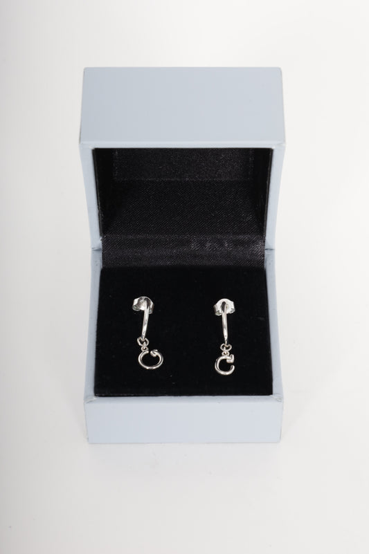 Karen Walker Womens Silver Earrings Size O/S
