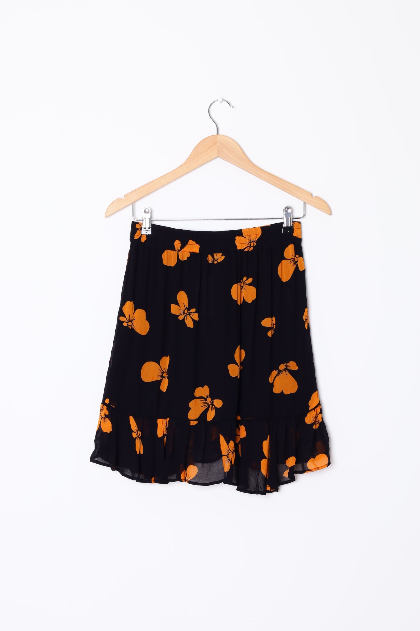 Ganni Womens Black Mini Skirt Size 34