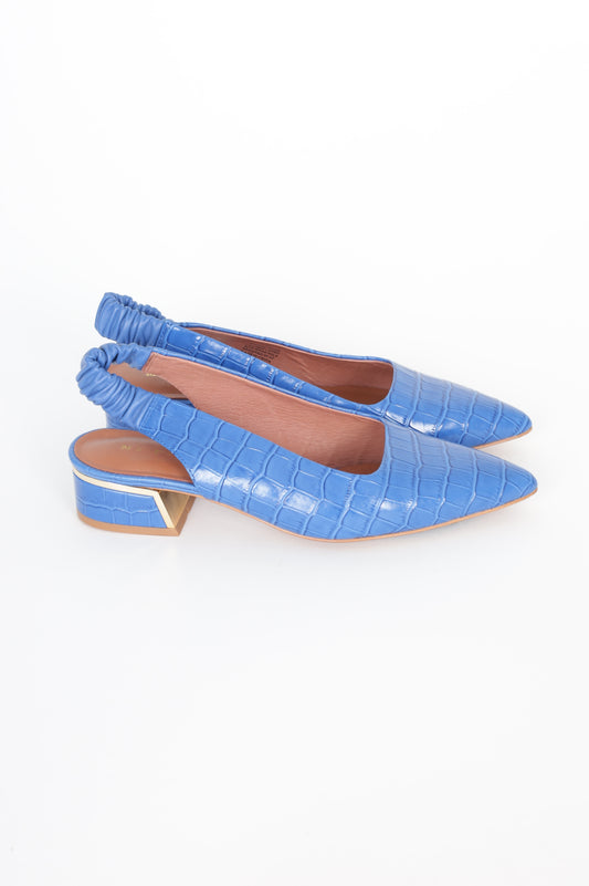 Mi Piaci Womens Blue Shoes Size EU 37