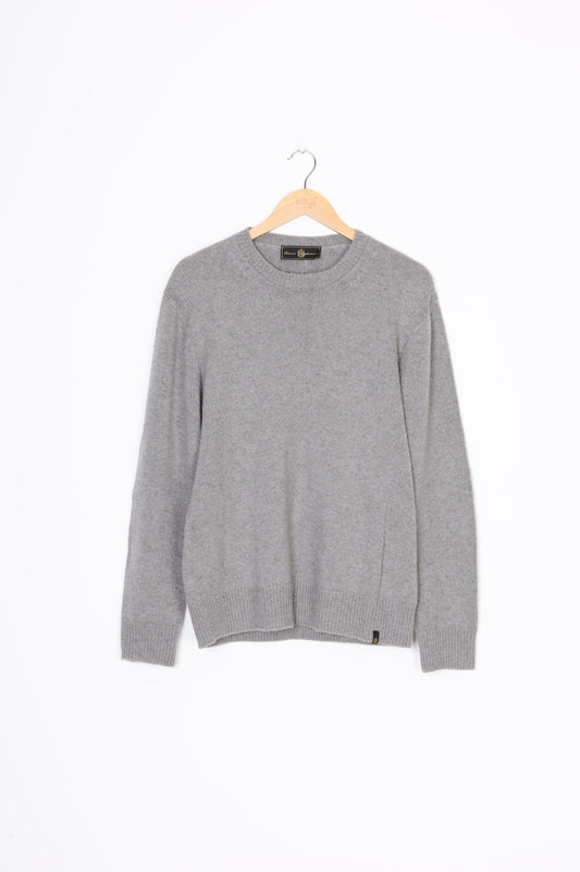 Tabaroni Cashmere Mens Grey Jumper Size 50
