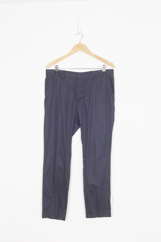Lanvin Mens Blue Pants Size 52