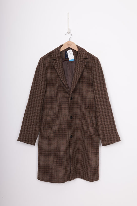 Abercrombie & Fitch Womens Brown Coat Size S