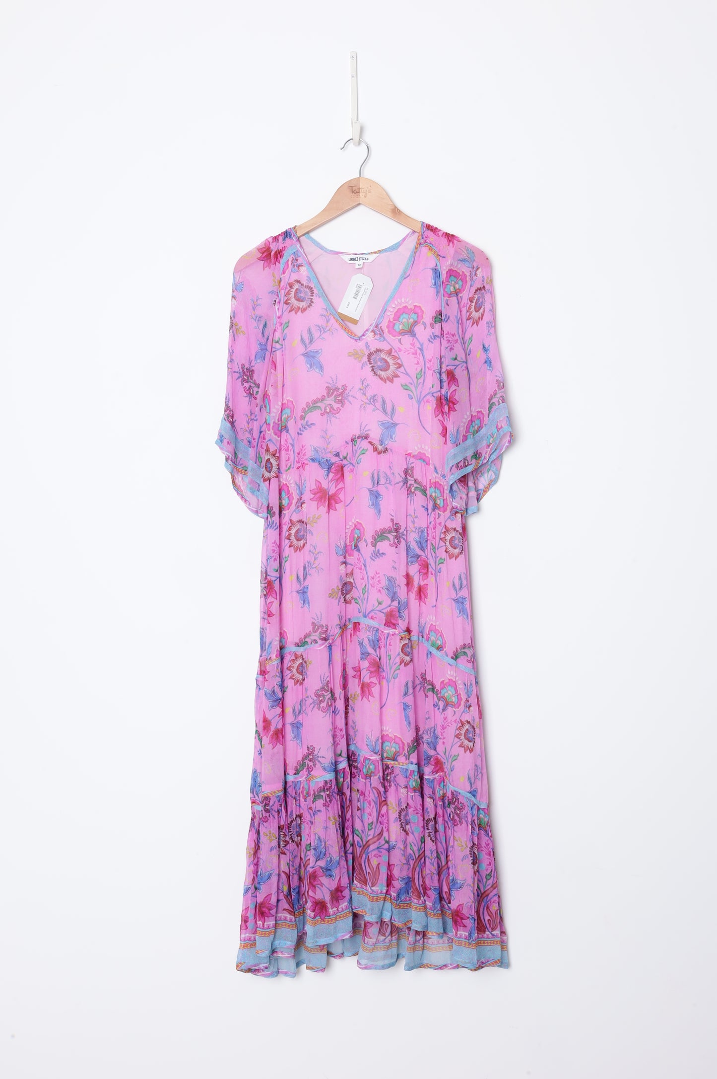 Loobie's Story Womens Pink Dress Size 14