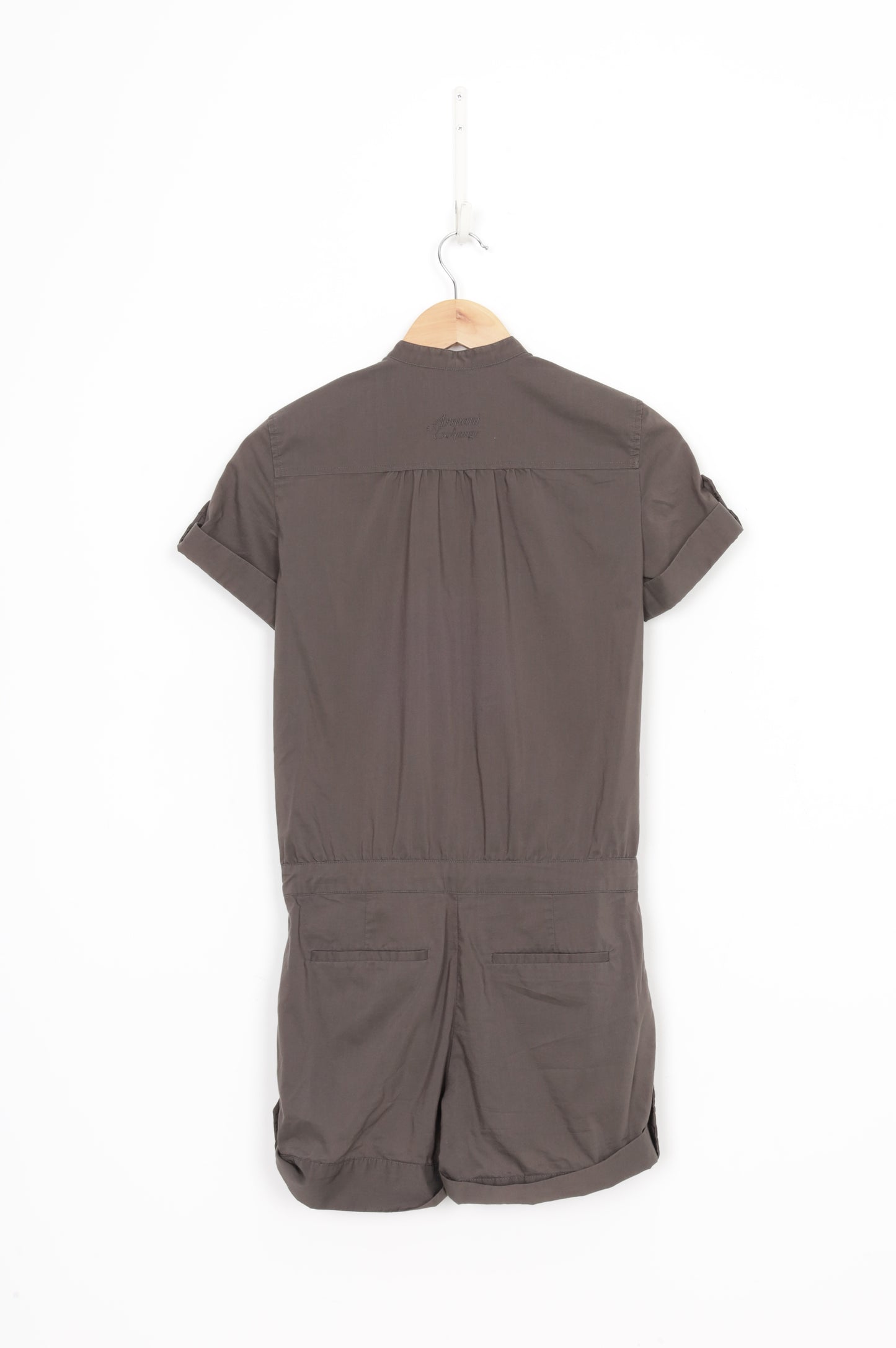 Armani Exchange Womens Grey Jumpsuit Size XXS