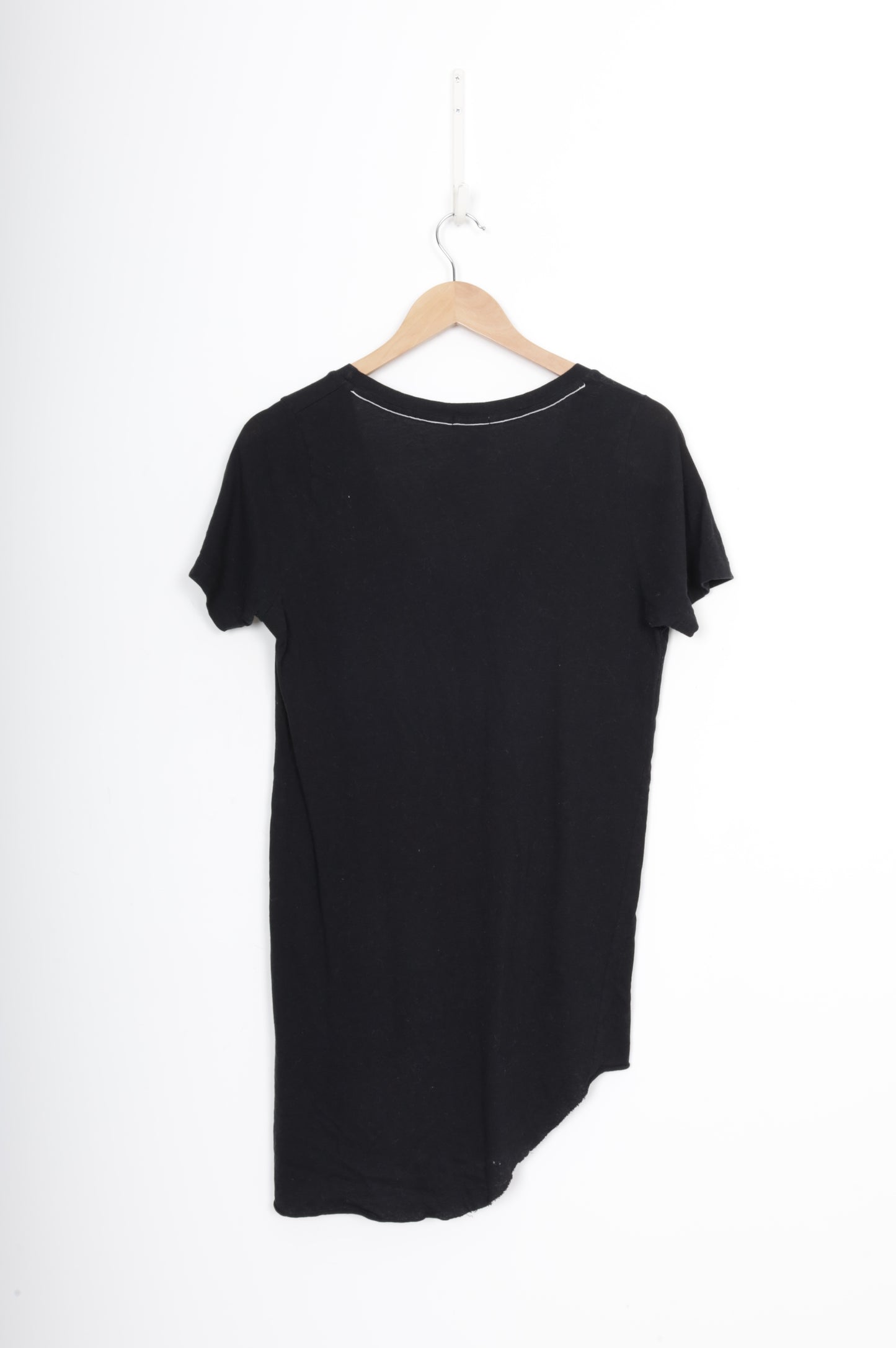 Bassike Womens Black T-shirt Size M