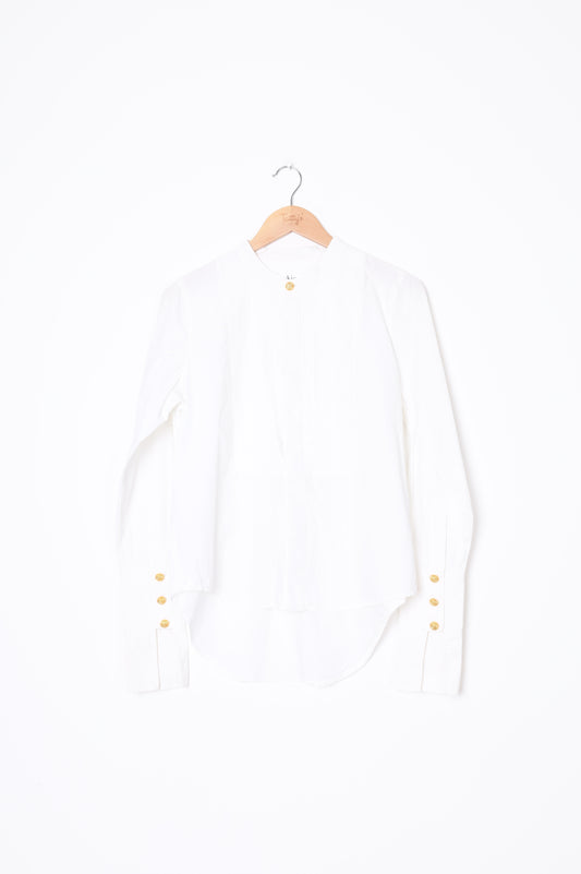 Aje Womens White Shirt Size 10