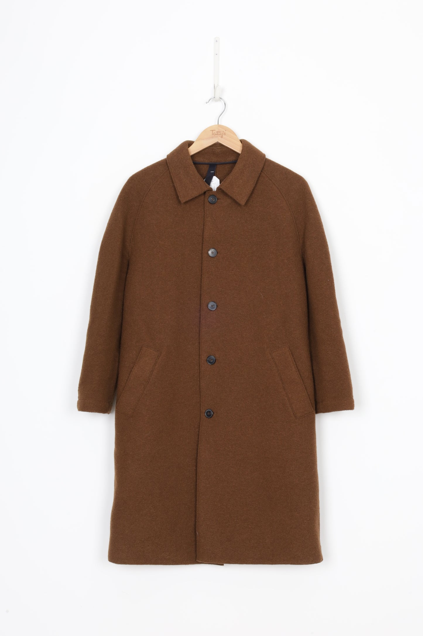 Harris Wharf London Mens Brown Coat Size 50