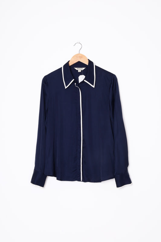 Boden Womens Blue Shirt Size 14
