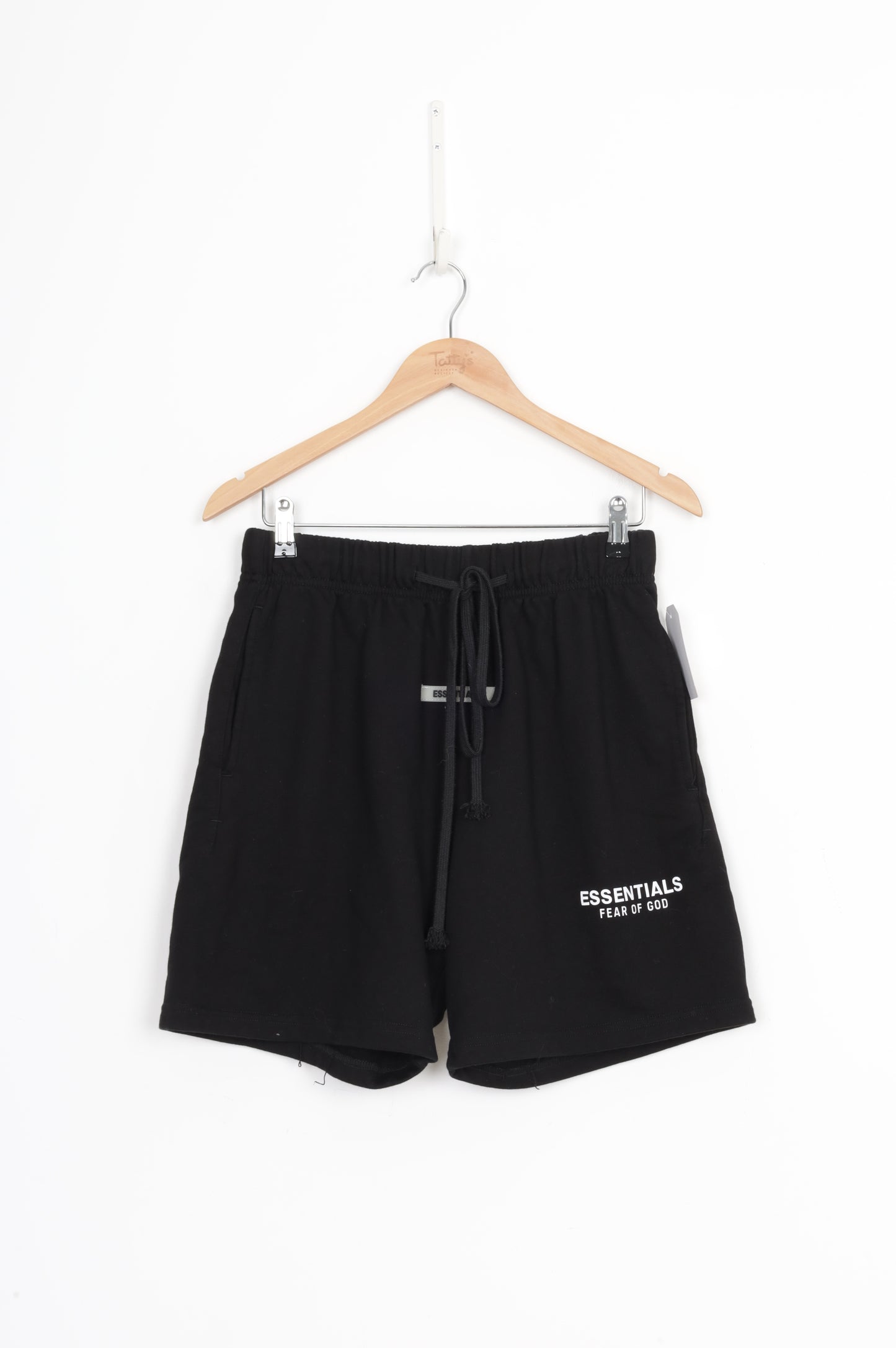 Essentials Womens Black Shorts Size L