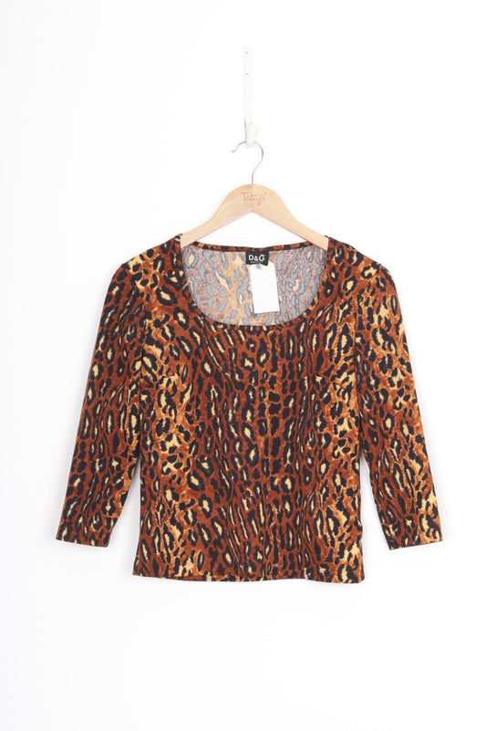 Dolce & Gabbana Womens Brown Top Size 42