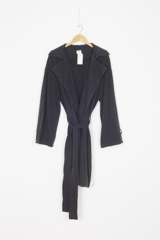 St Agni Womens Black Coat Size XL