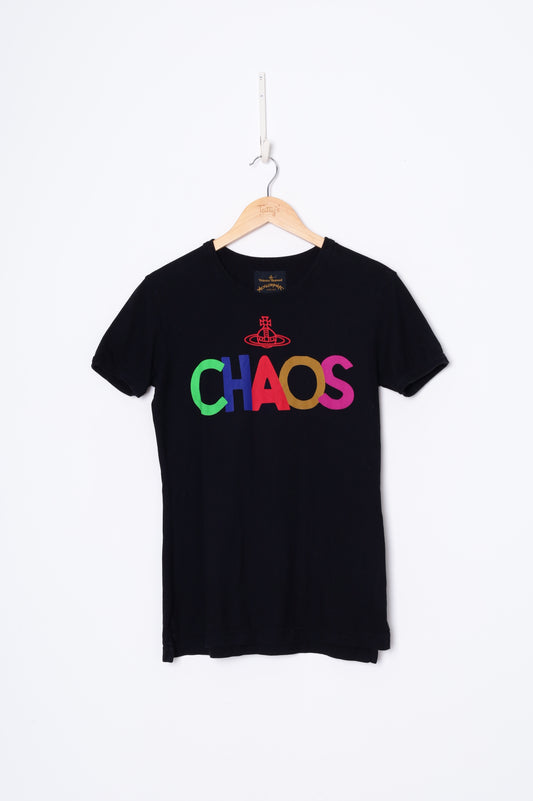 Vivienne Westwood anglomania Womens Black T-shirt Size S