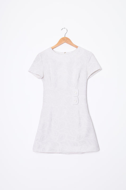 Cantwell Creations Womens White Dress Size S