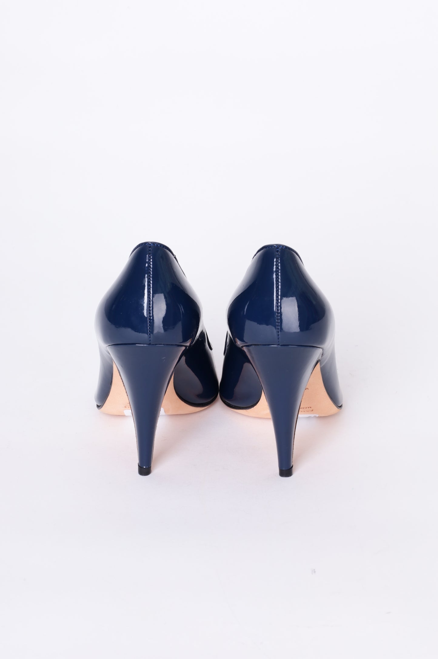 Miu Miu Womens Blue Heels Size EU 36.5