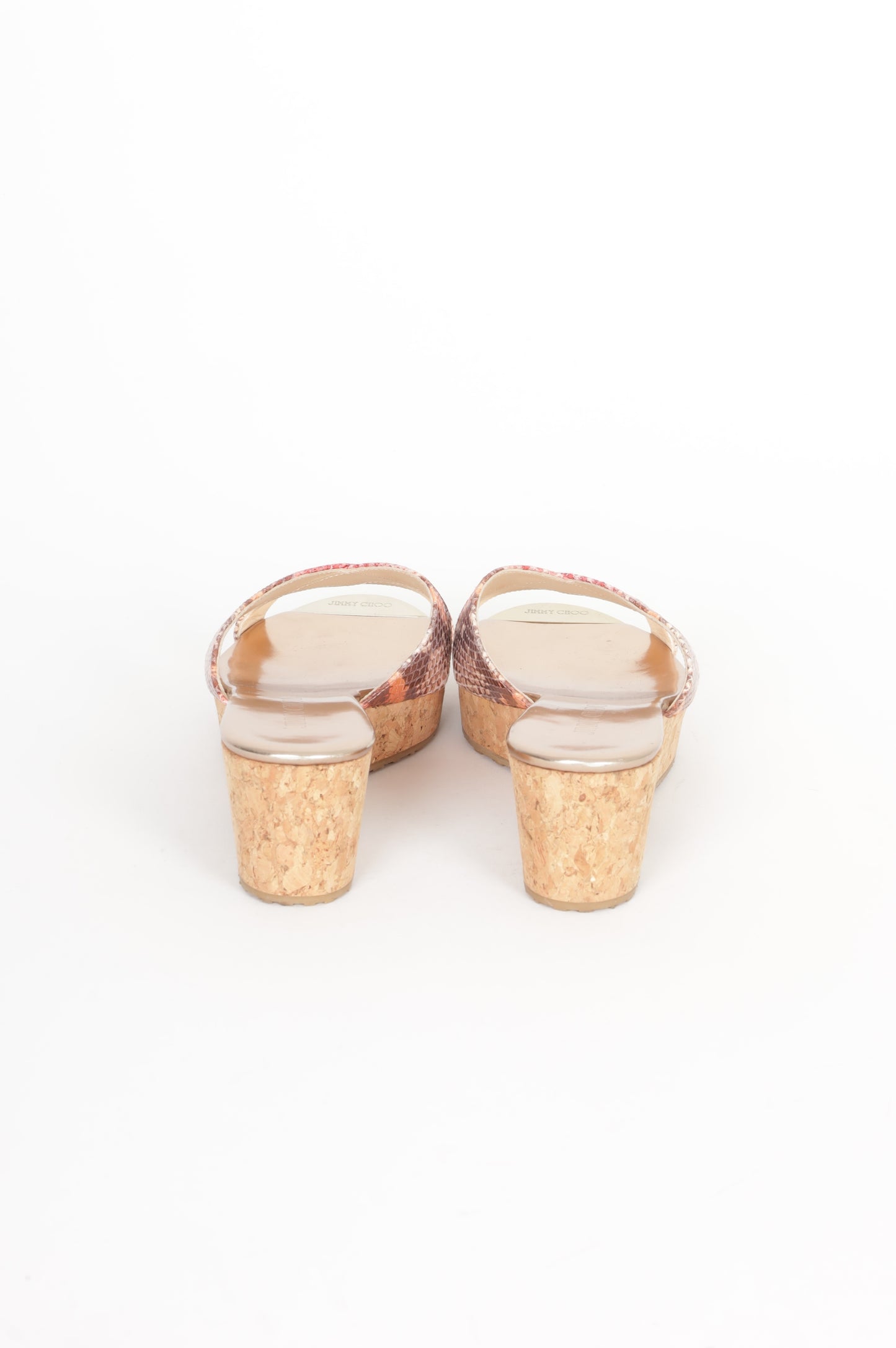 Jimmy Choo Womens Metallic Shoes Size EU 39.5