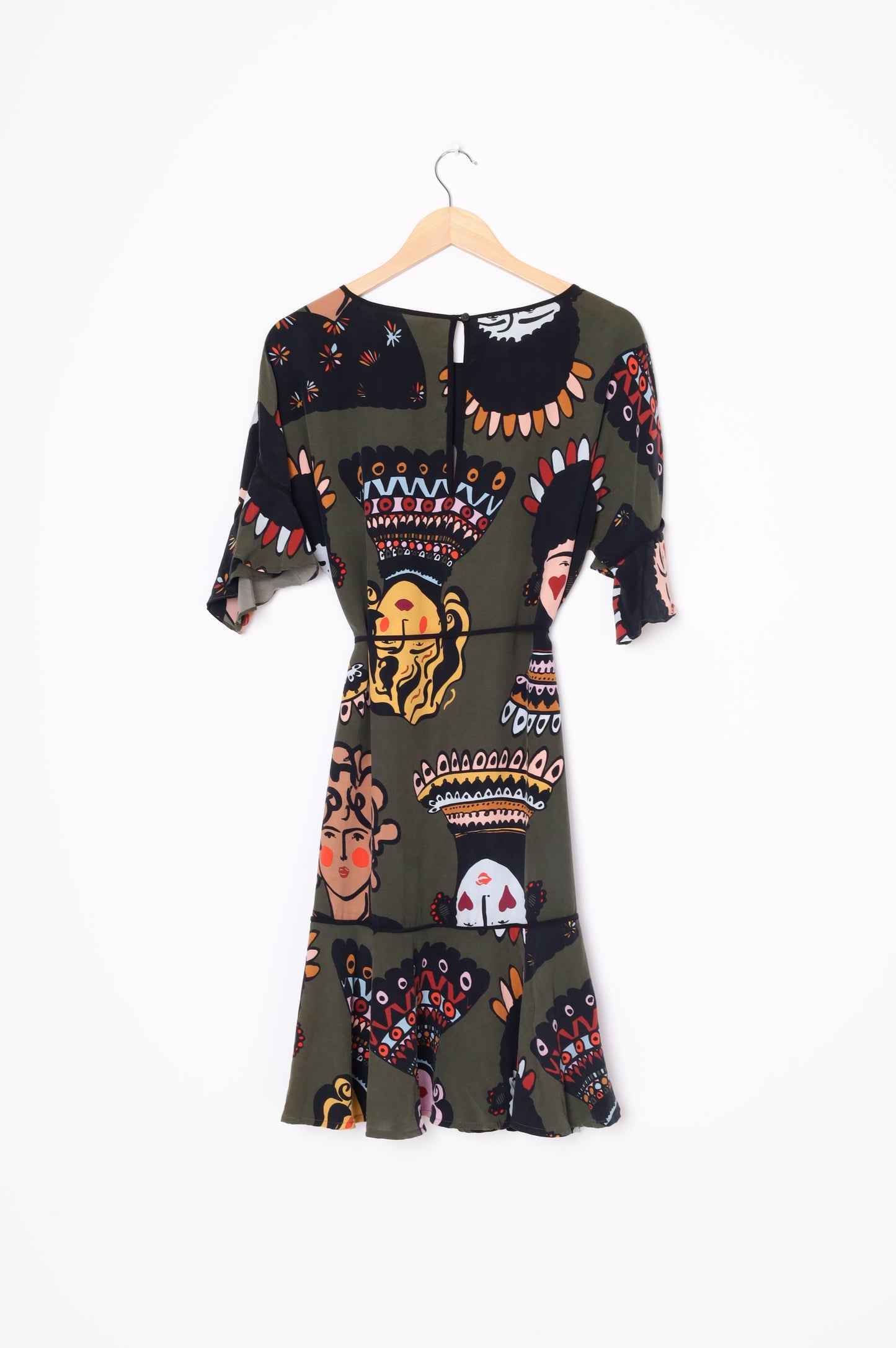Claire Johnson + Gorman Womens Green Dress Size 14