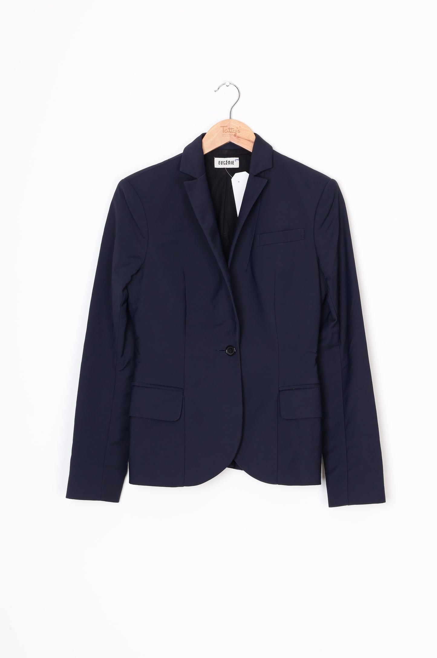 eugenie Womens Blue Blazer Size S
