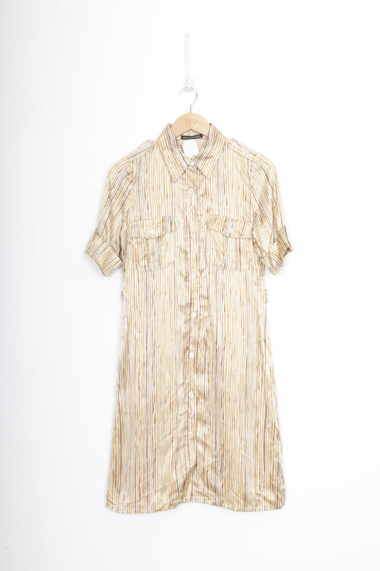 Helen Cherry Womens Yellow Dress Size 10