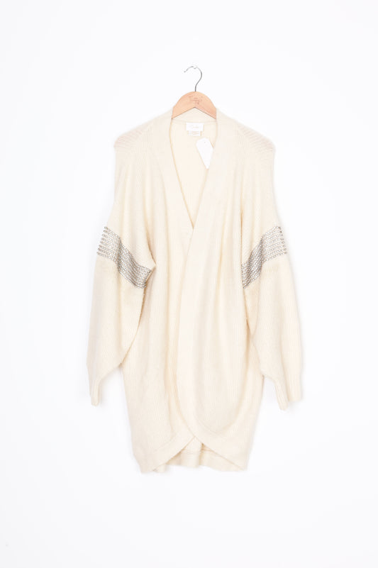 Camilla Womens Cream Cardigan Size XS