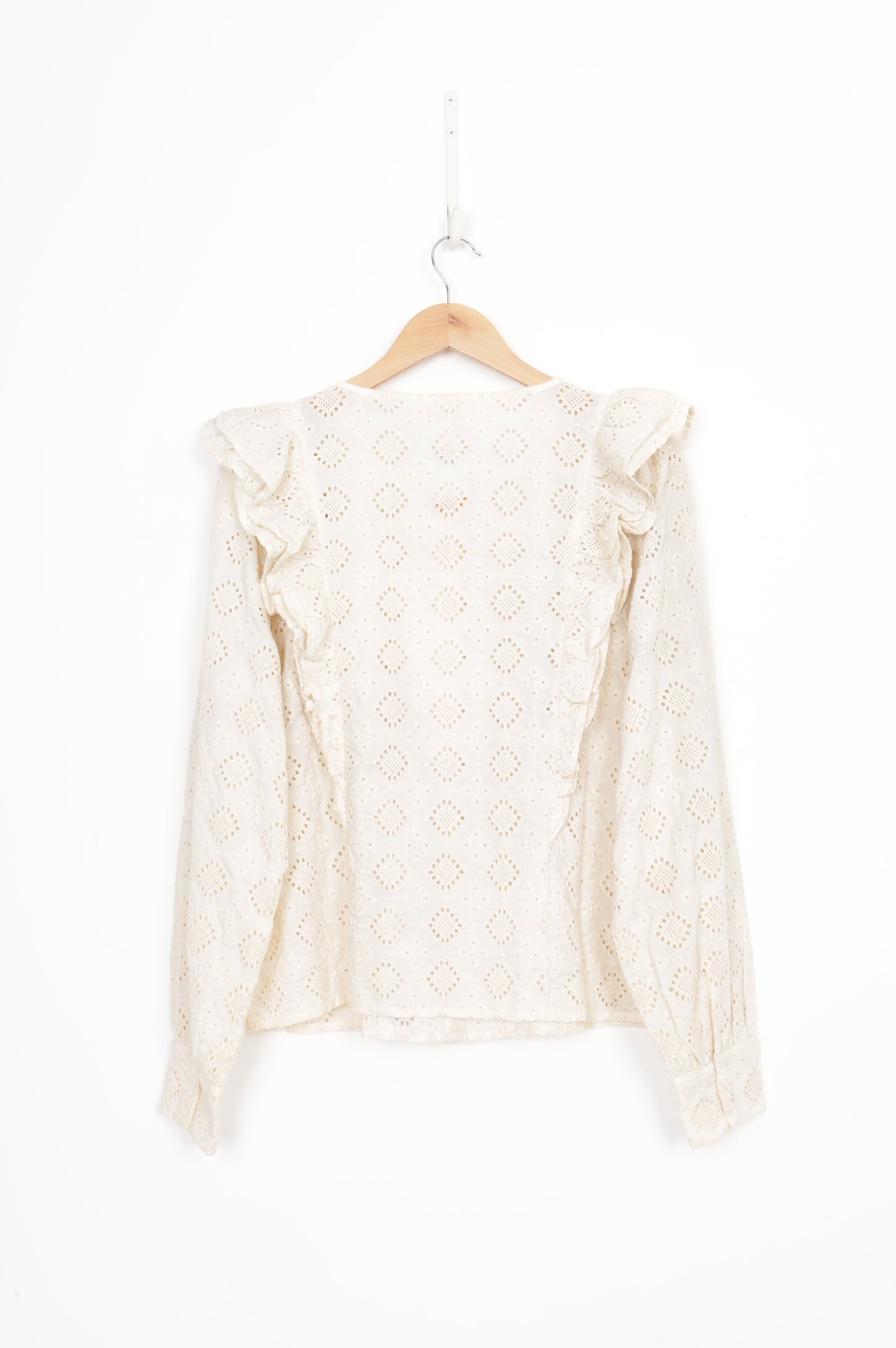 Sezane Womens Beige Shirt Size 44