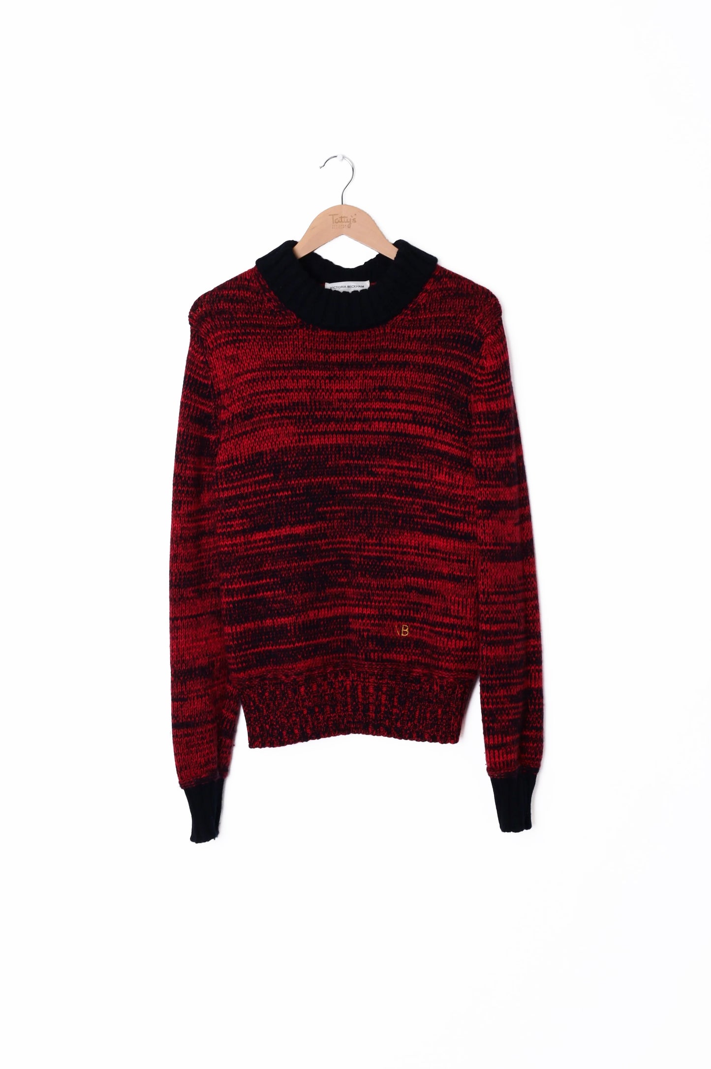 Victoria Beckham Womens Red Jumper Size L