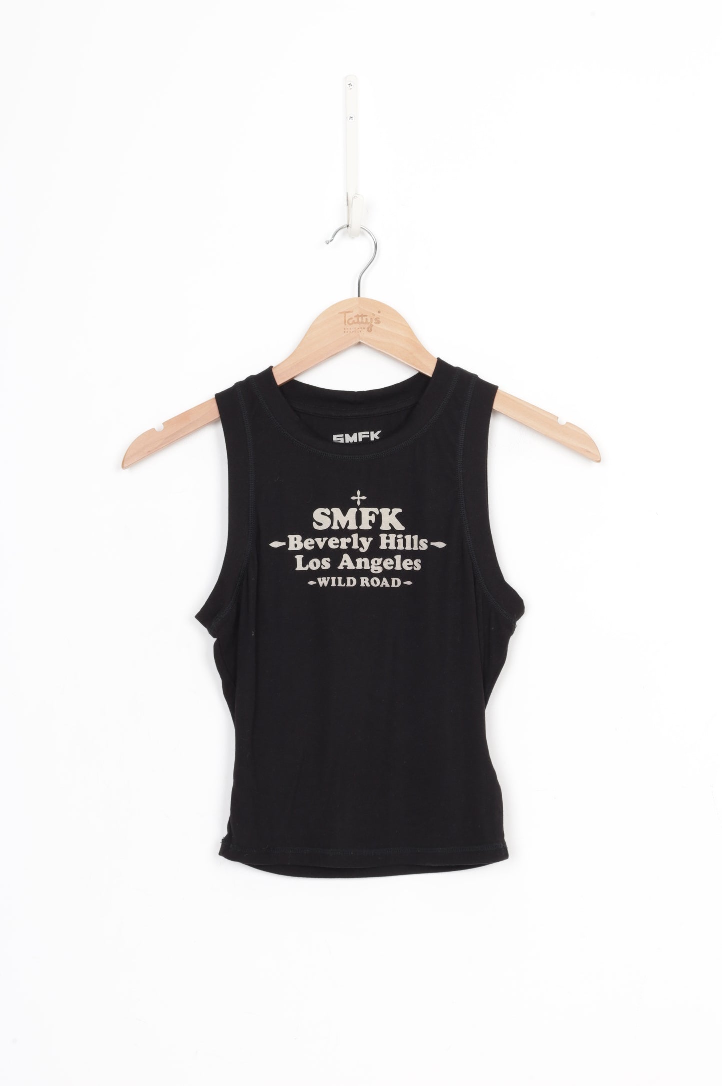 SMFK Womens Black Top Size S