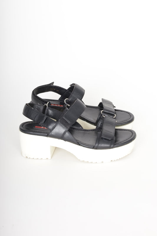 Prada Womens Black Shoes Size EU 39.5