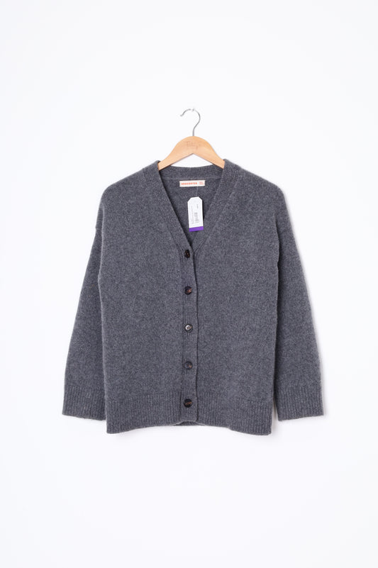 &Daughter Womens Grey Cardigan Size S
