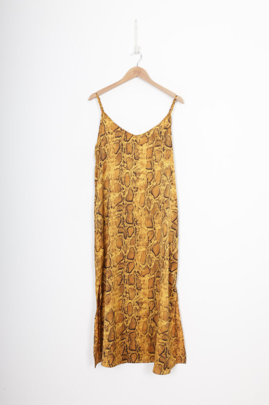 Moochi Womens Yellow Dress Size 10