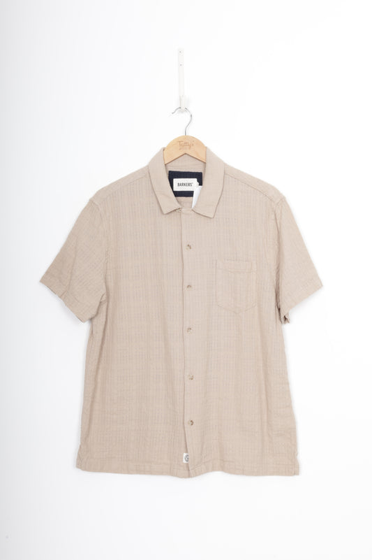 Barkers Mens Beige Shirt Size L
