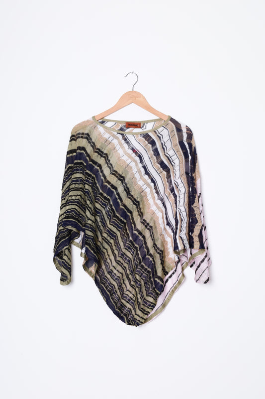 Missoni Womens Blue Top Size O/S