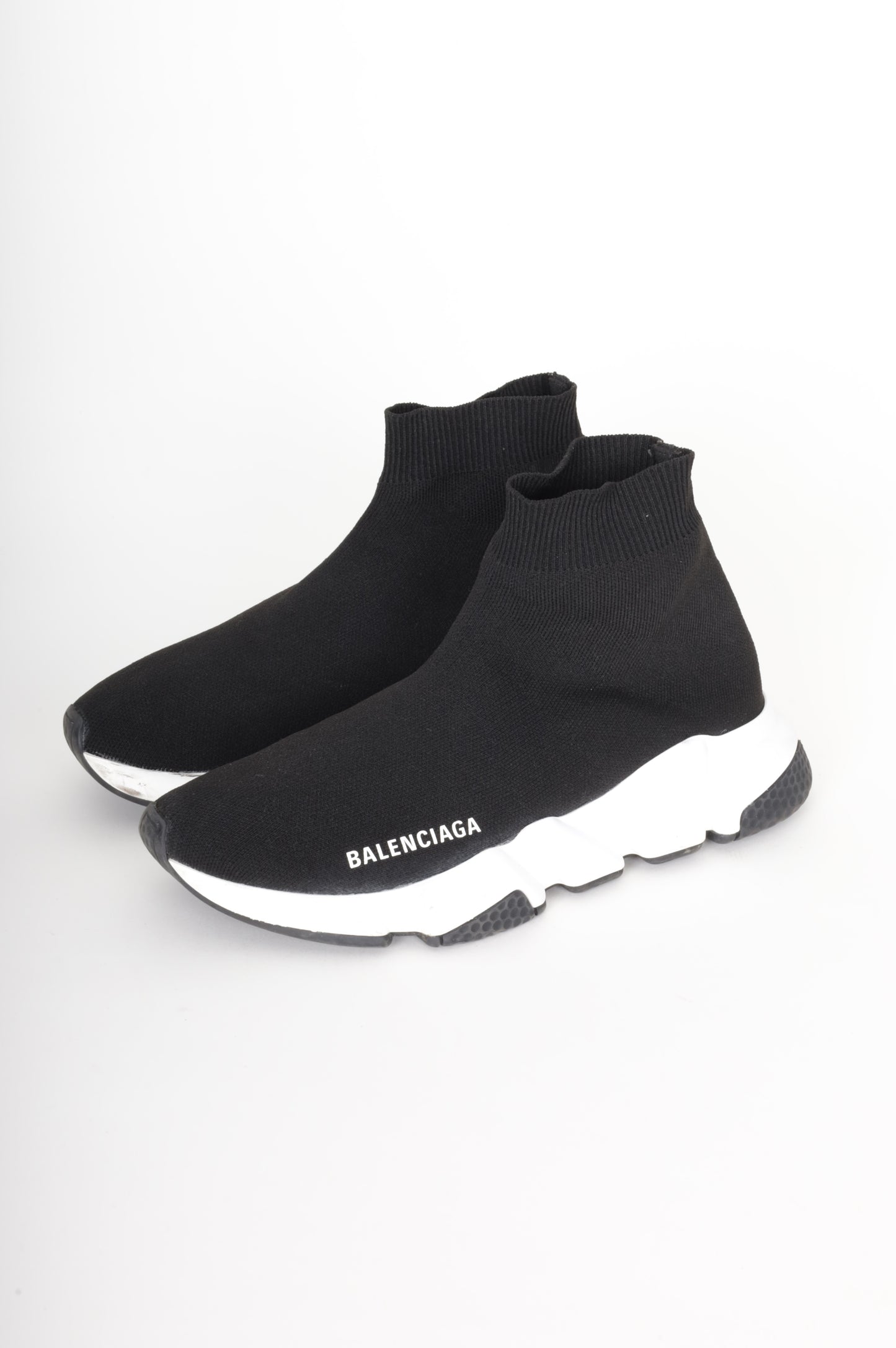 Balenciaga Womens Black Sneakers Size EU 37