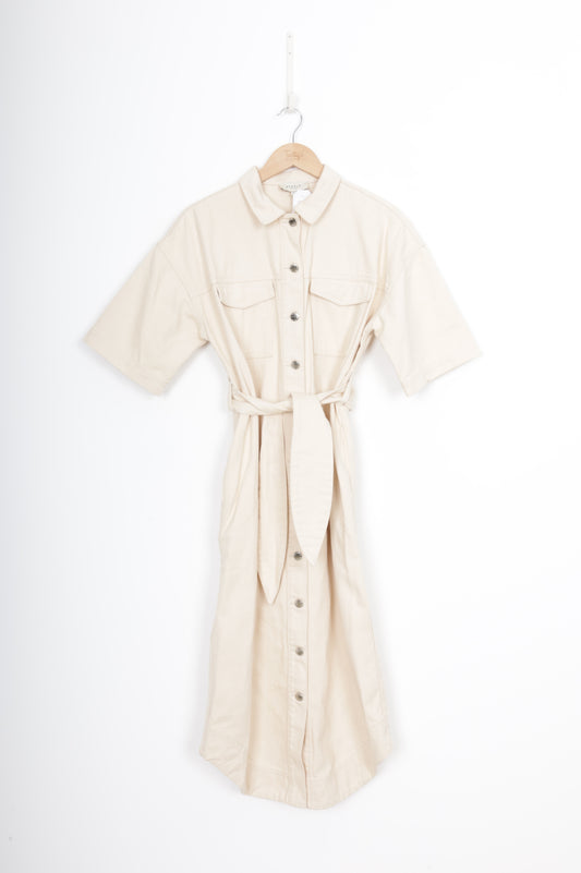 Staple the Label Womens Beige Dress Size S