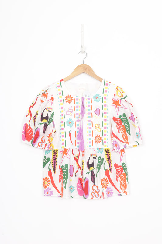 Gorman Womens White Top Size 10