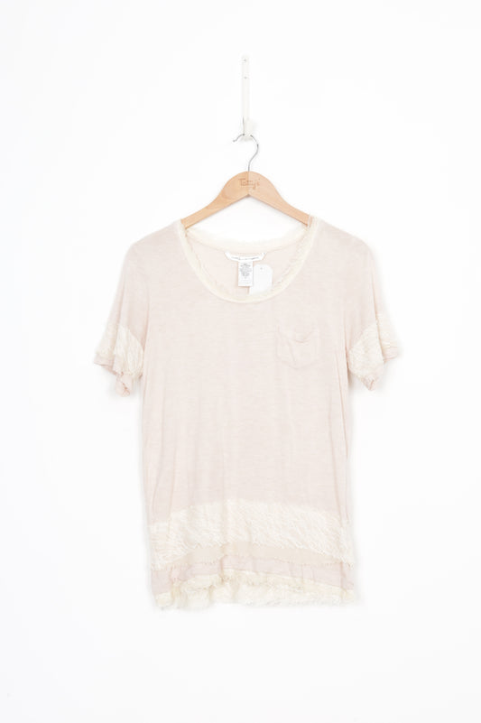 Diane von Furstenberg Womens Pink Top Size SP