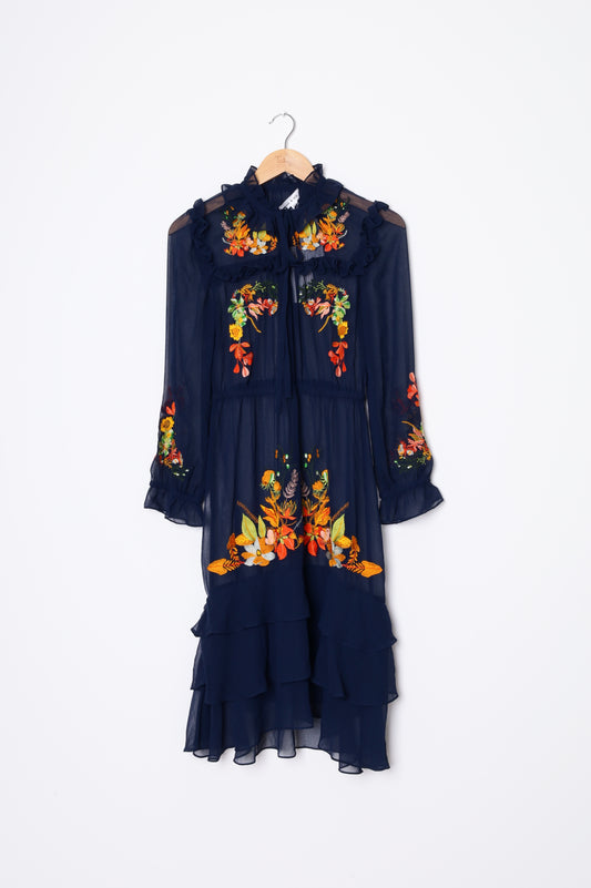 Frock & Frill Womens Blue Dress Size 10