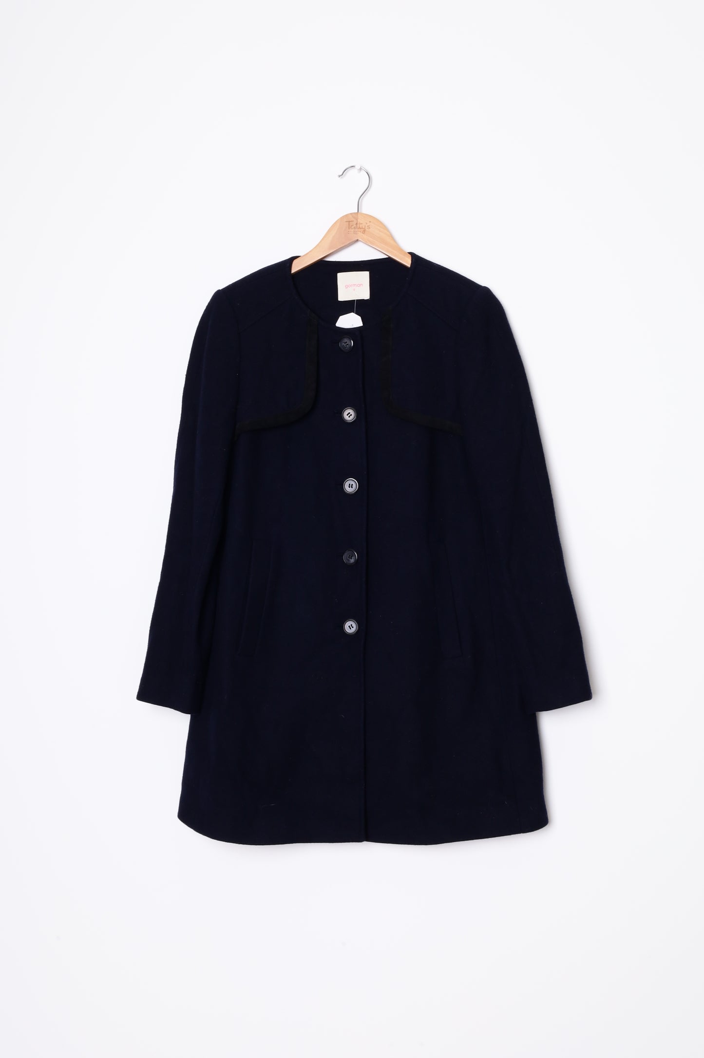 Gorman Womens Blue Coat Size 12