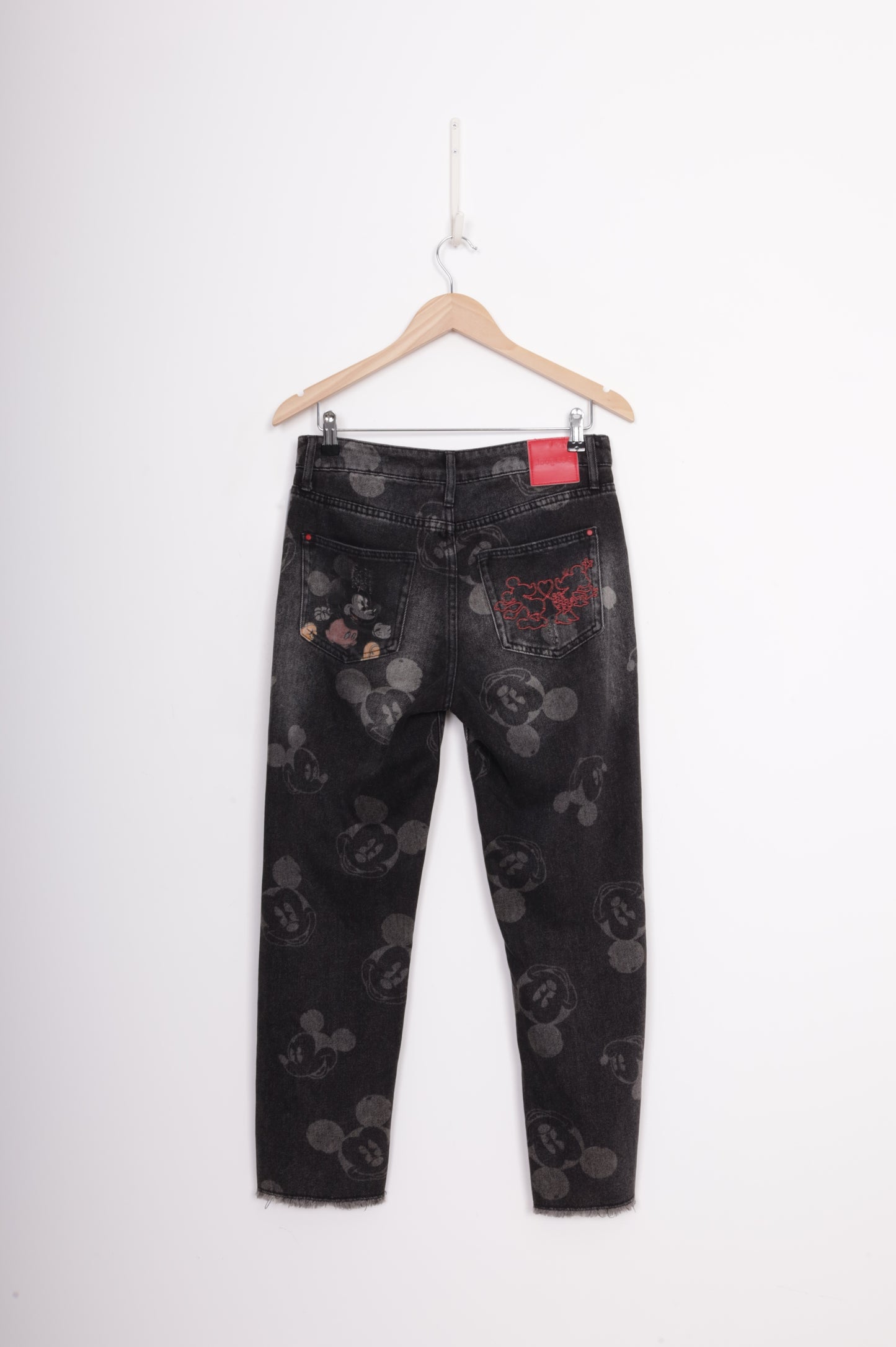 Desigual x Disney Womens Black Jeans Size W 26