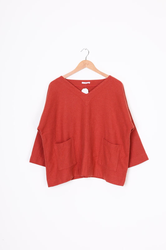 Widdess Womens Red Top Size S