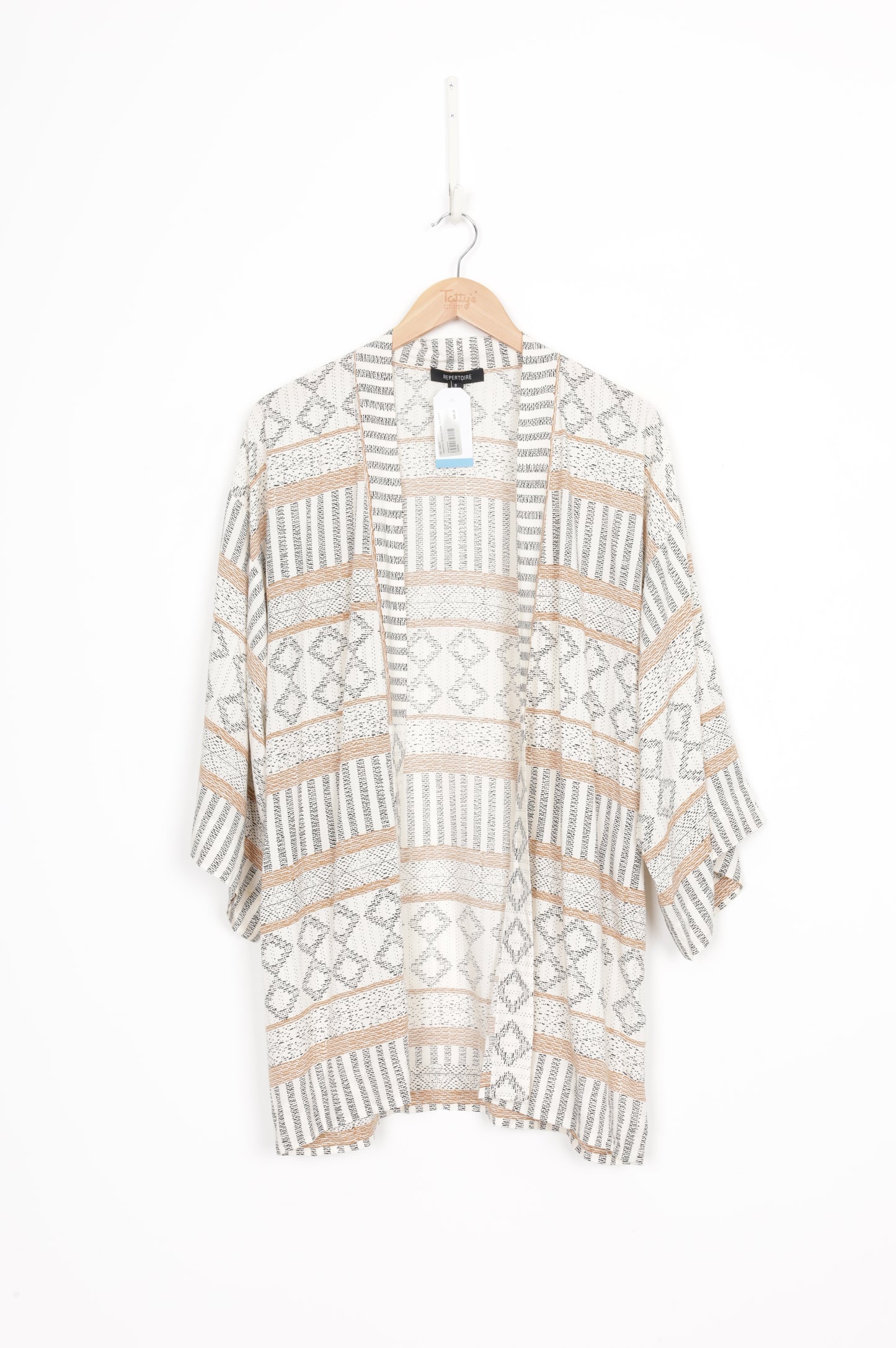 Repertoire Womens Cream Top Size S