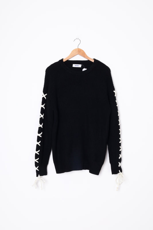 Hey Henry Mens Black Jumper Size L