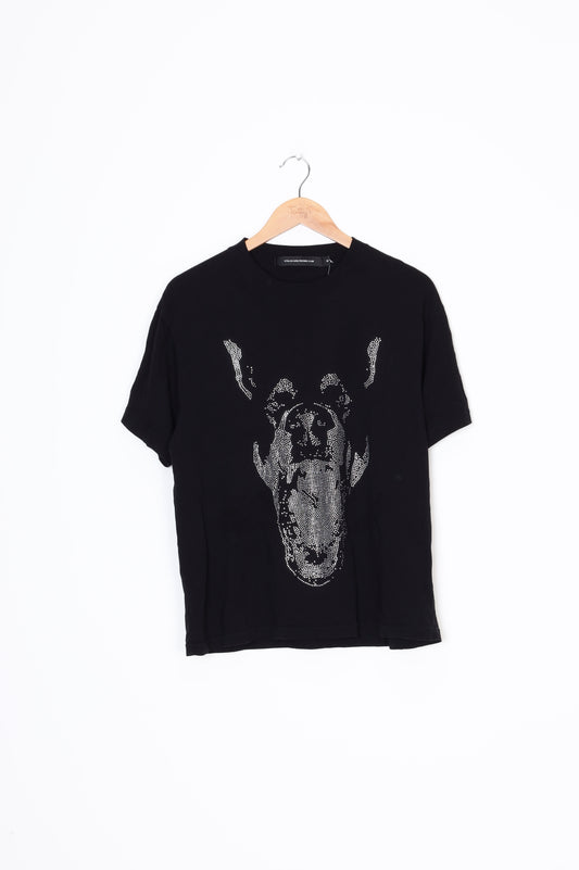 Stolen Girlfriends Club Womens Black T-shirt Size 10
