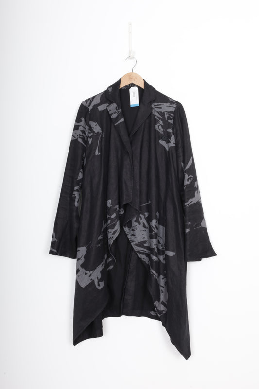 Peachoo + Krejberg Womens Black Coat Size L