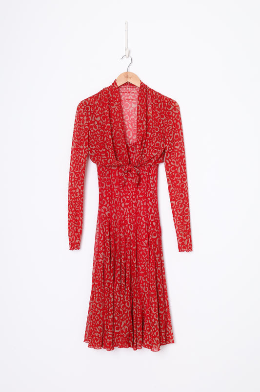 Joseph Ribkoff Womens Red Dress Size 10