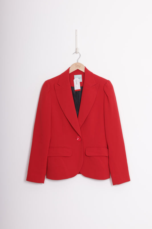 Kate Sylvester Womens Red Blazer Size M