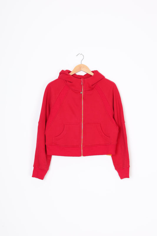 Lulu Lemon Womens Red Jumper Size M