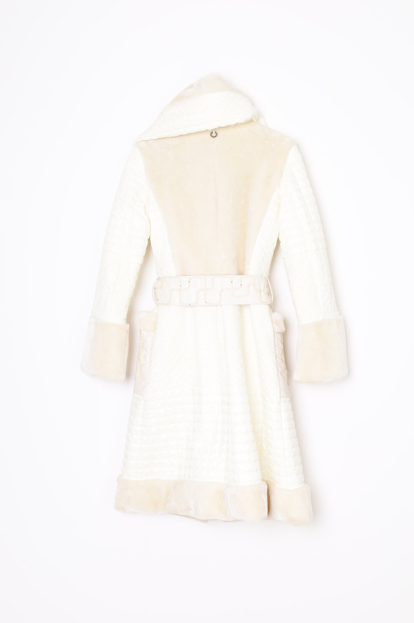 Save the Queen Womens Cream Coat Size XS