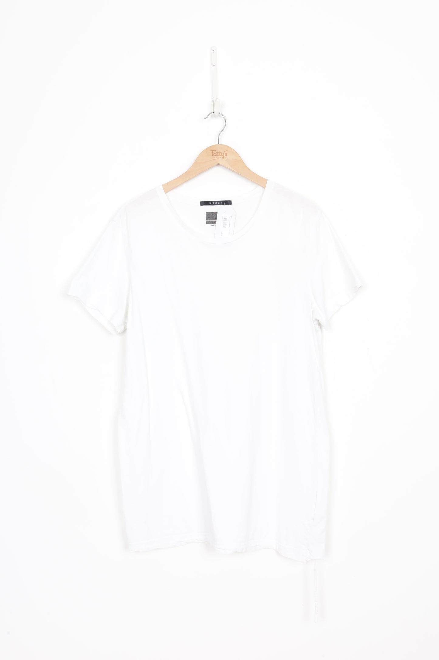Ksubi Womens White T-shirt Size L