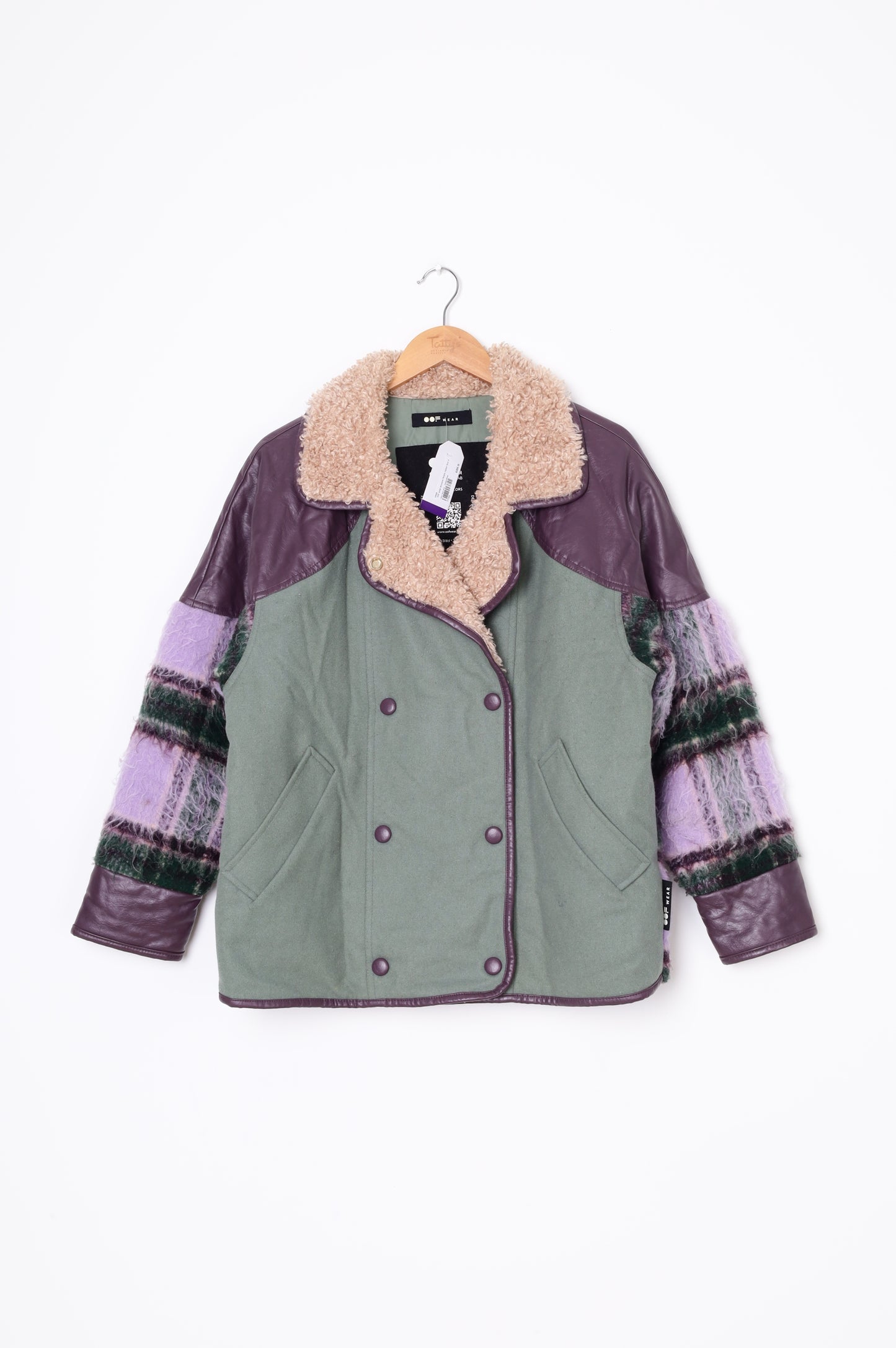 OOF wear Womens Purple Jacket Size 40