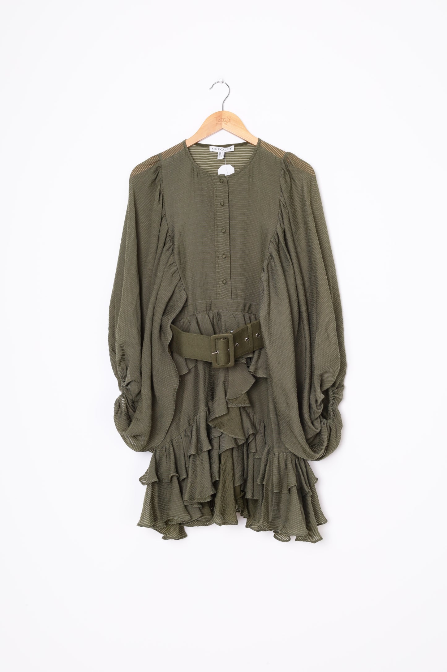 Shona Joy Womens Green Dress Size 12